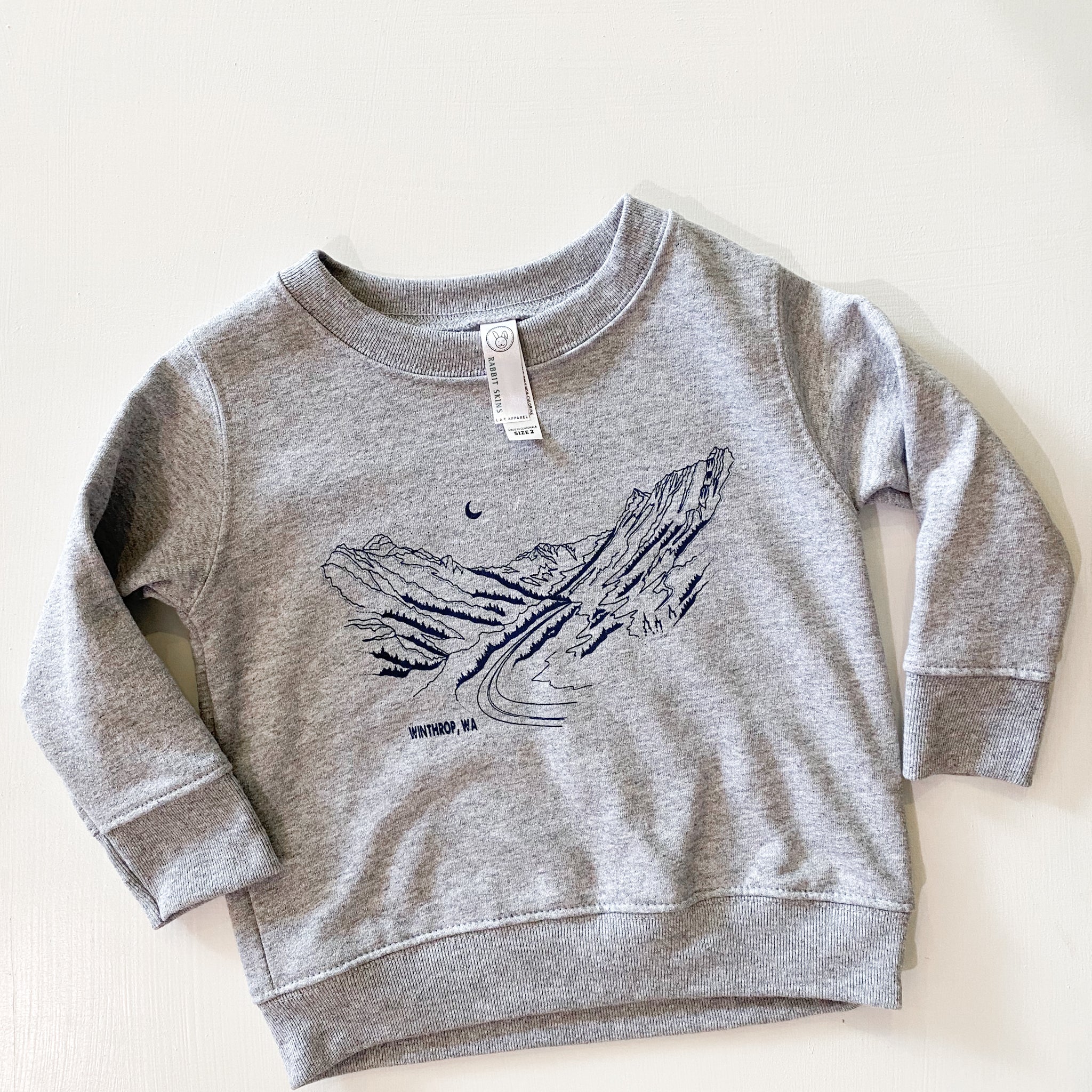 Custom Lake - Toddler Fleece Crewneck Sweatshirt - Heather Grey –  Haliburton Lake Wear
