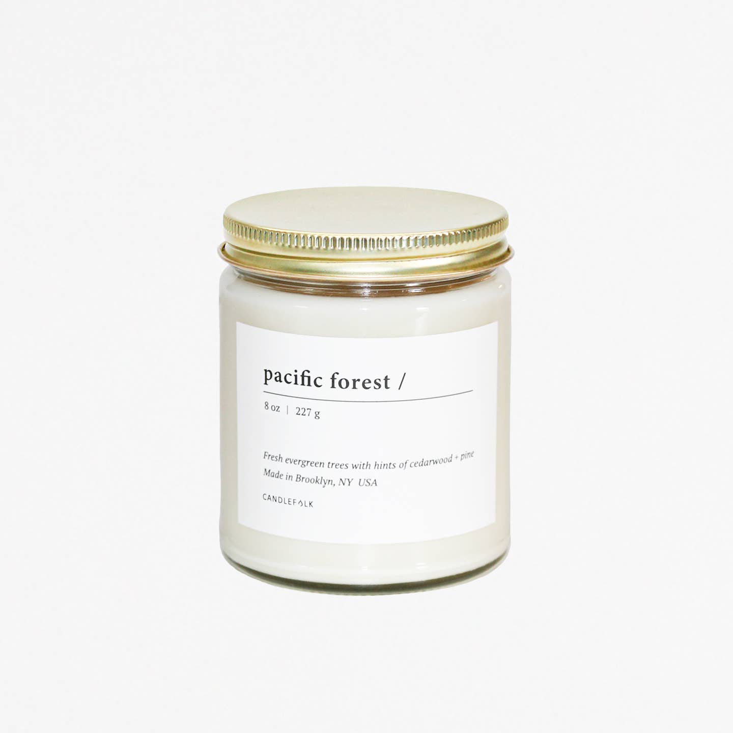 Pacific Forest -  8 oz Soy Candle