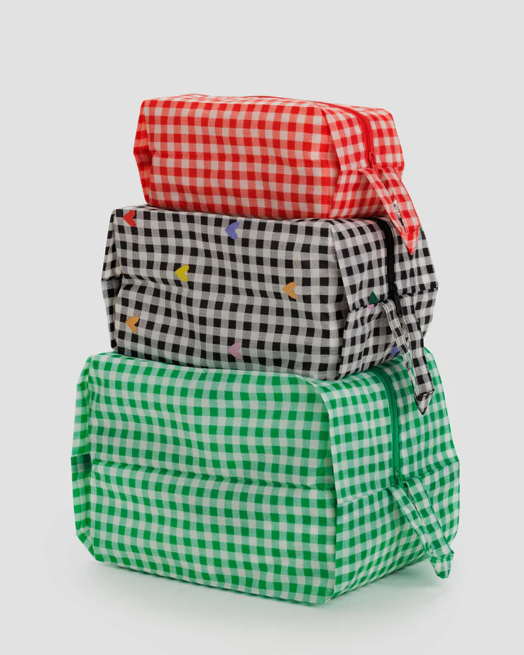 3D Zip Set- Gingham