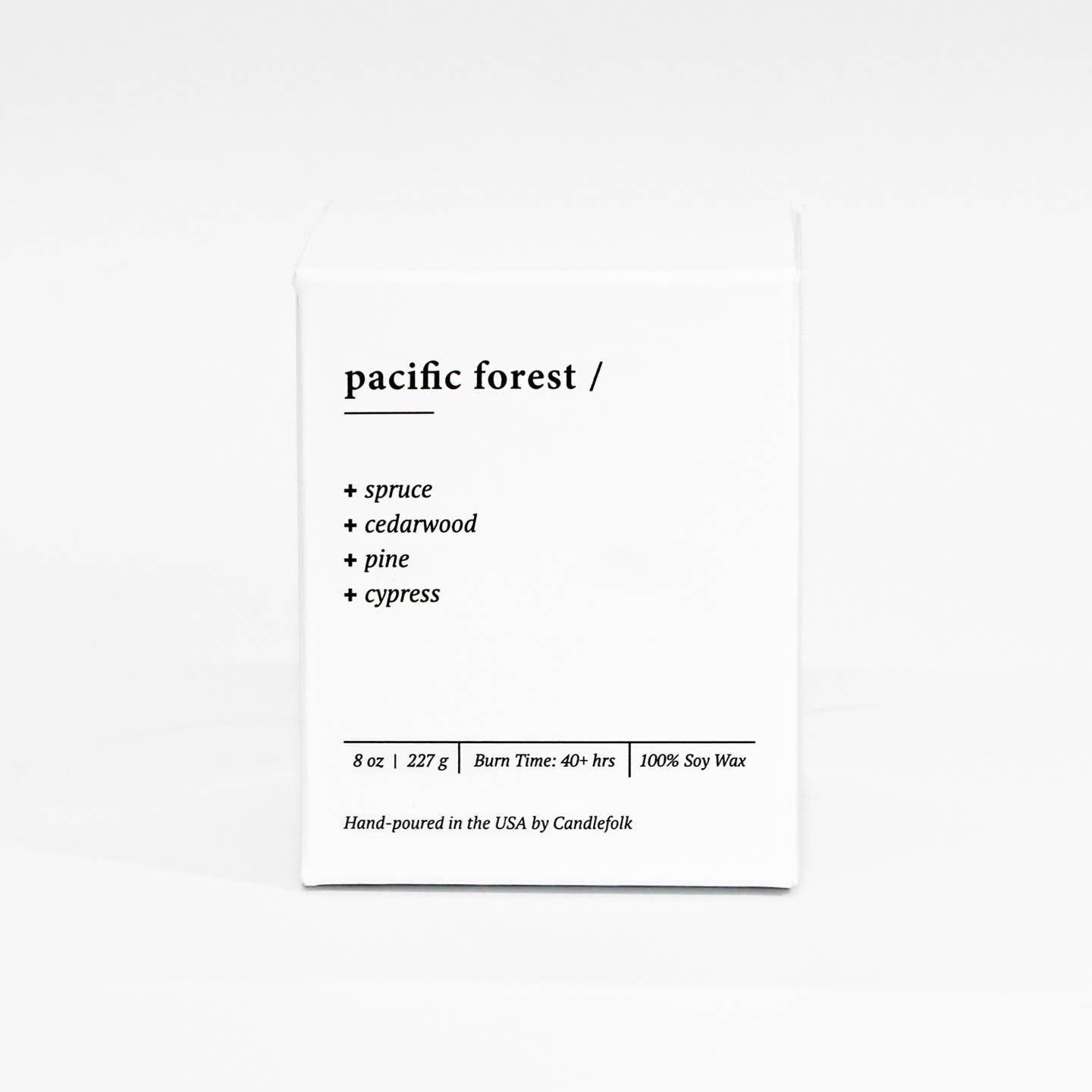 Pacific Forest -  8 oz Soy Candle