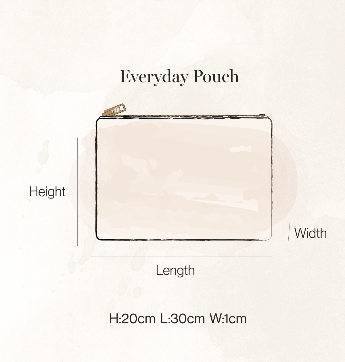 Giraffe Mother & Baby Everyday Pouch