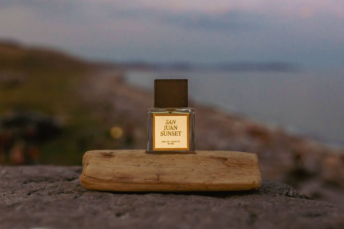 "San Juan SUNSET", Eau de Toilette / Perfume, WOOD CAP