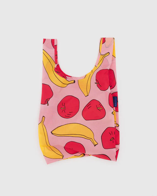 Baby Baggu- Light Pink Apples & Bananas