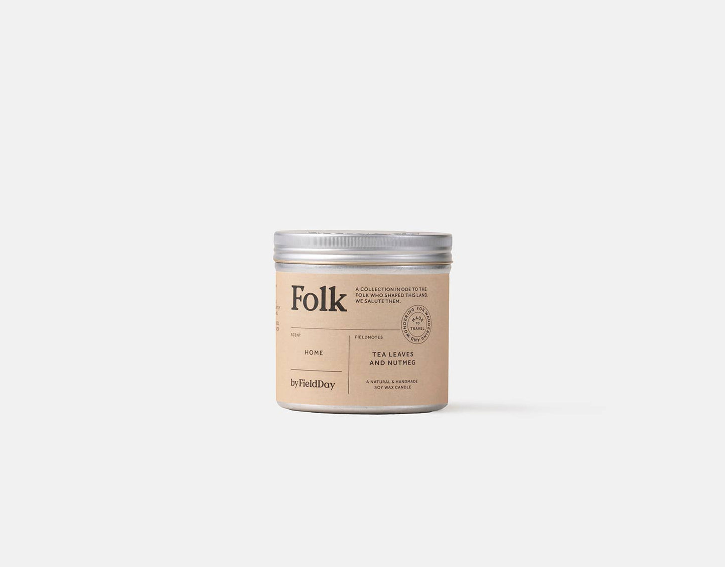 Folk Tin Collection - Home Vegetable Soy Wax Candle