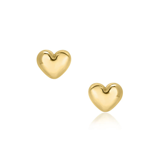 Charlotte Mini Heart Studs