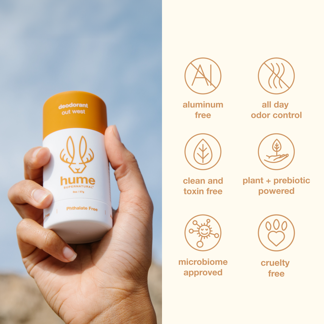 Plant & Probiotic Deodorant- Out West Scent