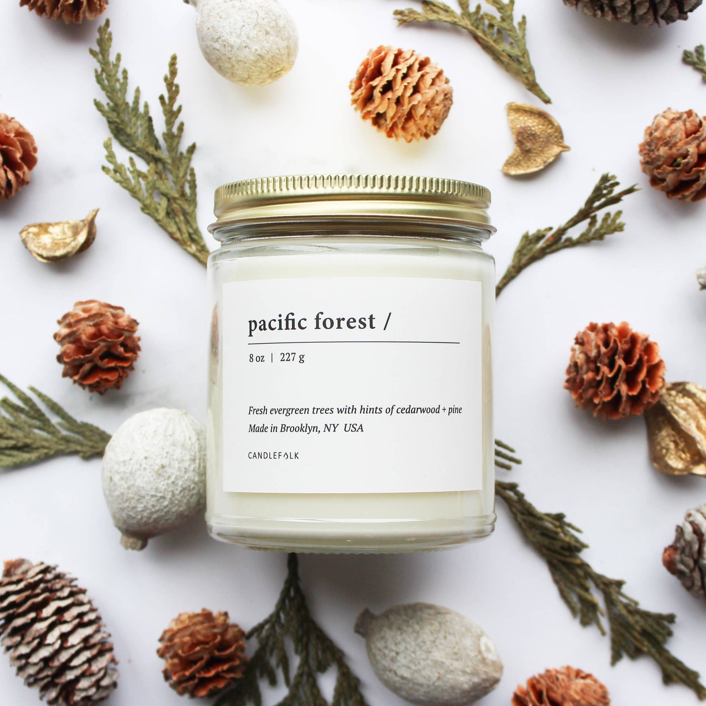 Pacific Forest -  8 oz Soy Candle