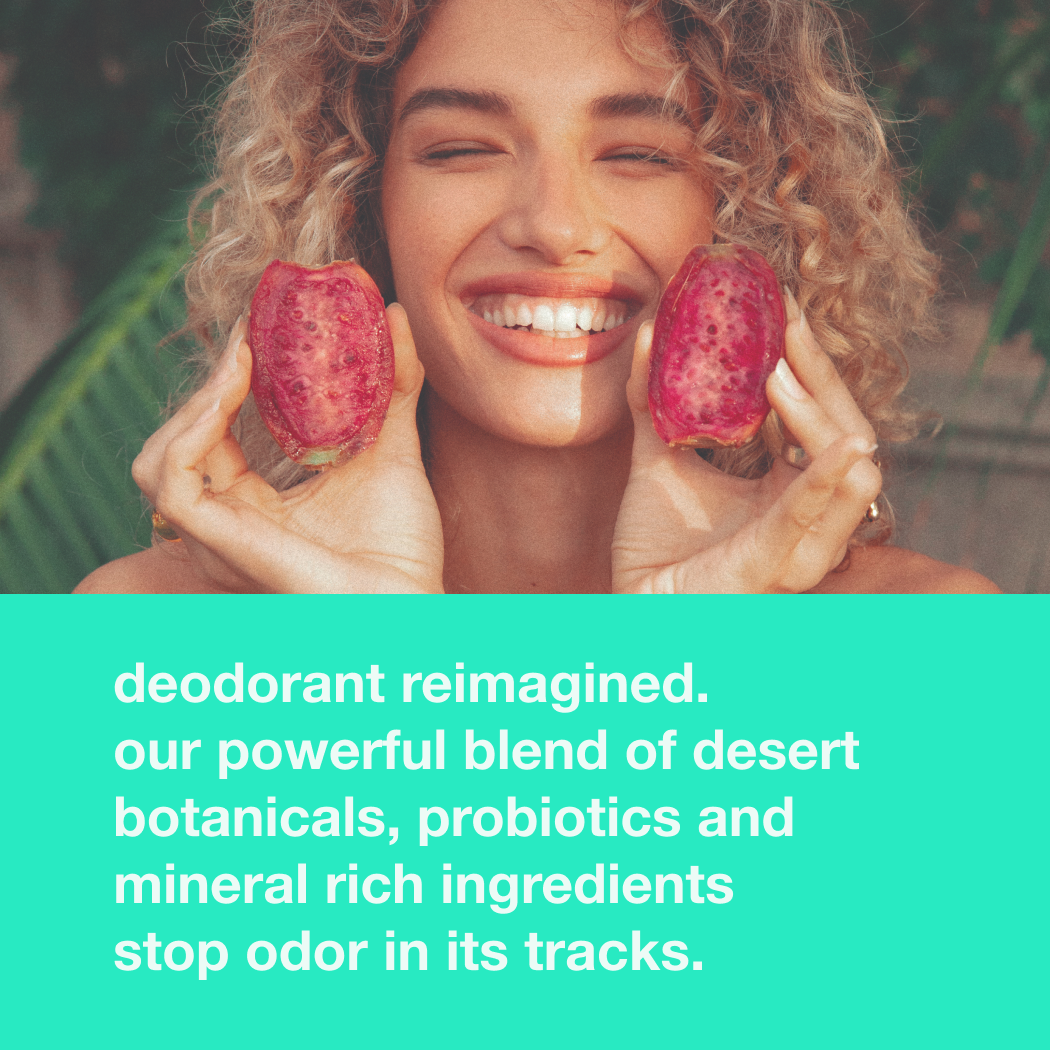 Plant & Probiotic Deodorant- Desert Bloom Scent