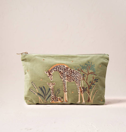 Giraffe Mother & Baby Everyday Pouch